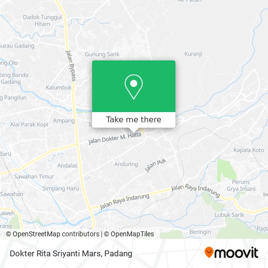 Dokter Rita Sriyanti Mars map