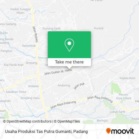 Usaha Produksi Tas Putra Gumanti map