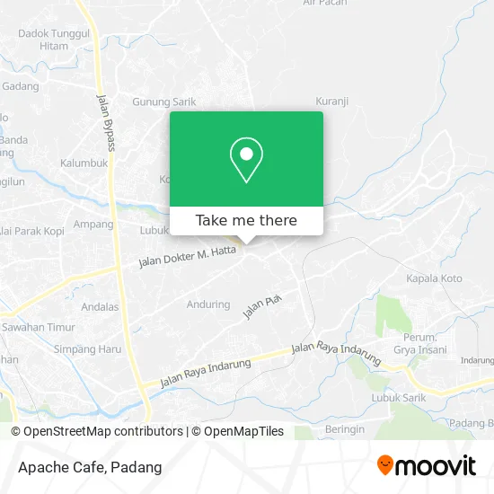 Apache Cafe map