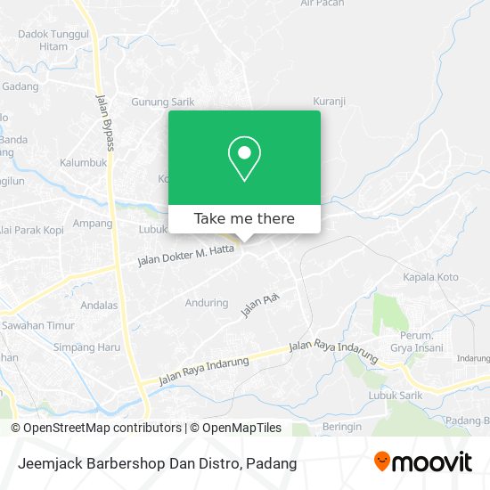 Jeemjack Barbershop Dan Distro map