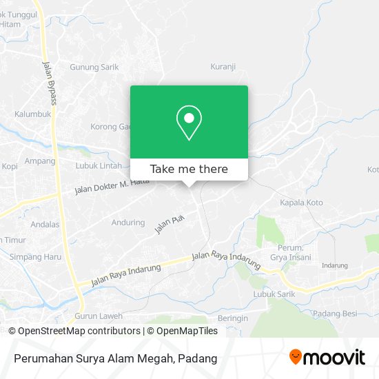 Perumahan Surya Alam Megah map