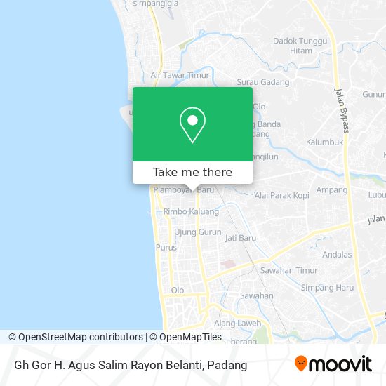 Gh Gor H. Agus Salim Rayon Belanti map