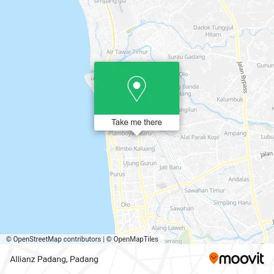 Allianz Padang map