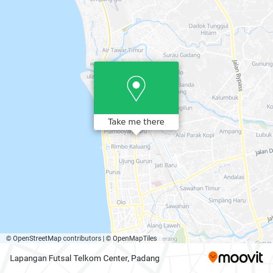 Lapangan Futsal Telkom Center map