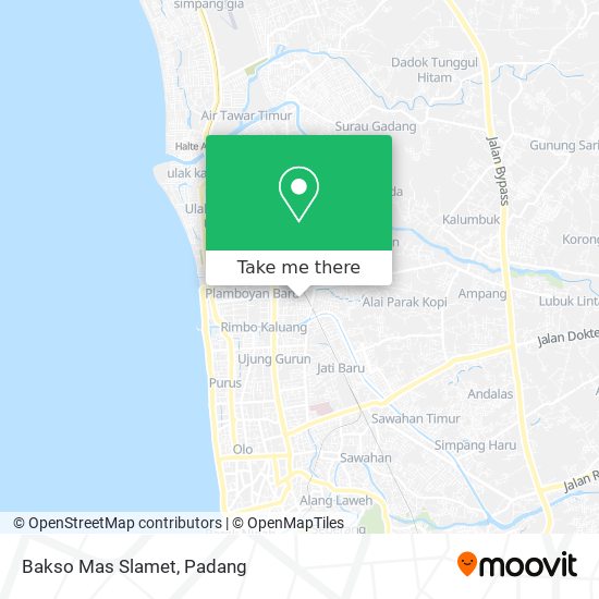 Bakso Mas Slamet map