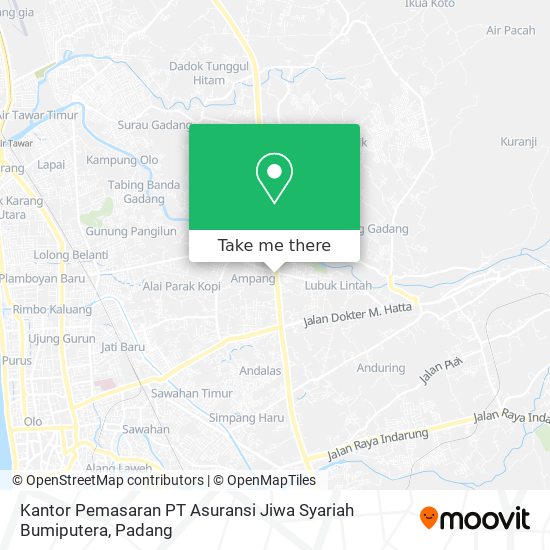 Kantor Pemasaran PT Asuransi Jiwa Syariah Bumiputera map
