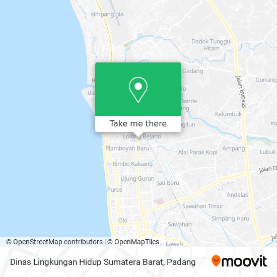 Dinas Lingkungan Hidup Sumatera Barat map