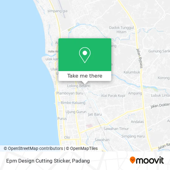 Epm Design Cutting Sticker map