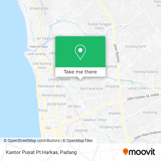 Kantor Pusat Pt.Harkas map