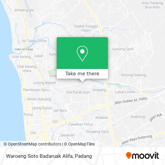Waroeng Soto Badaruak Alifa map