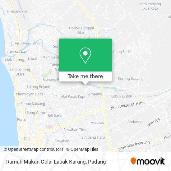 Rumah Makan Gulai Lauak Karang map