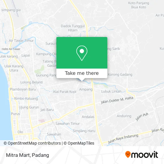 Mitra Mart map