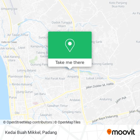 Kedai Buah Mikkel map