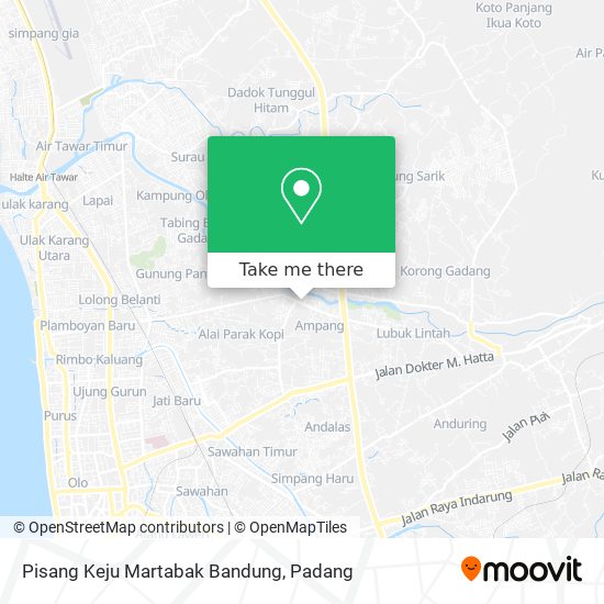 Pisang Keju Martabak Bandung map