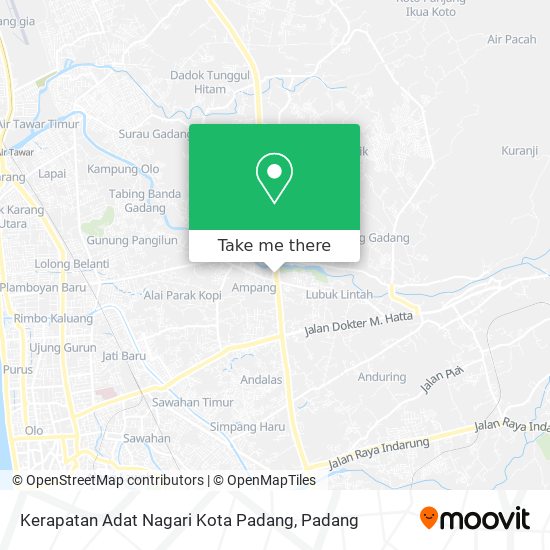 Kerapatan Adat Nagari Kota Padang map