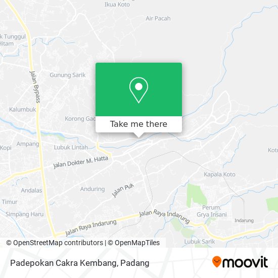 Padepokan Cakra Kembang map