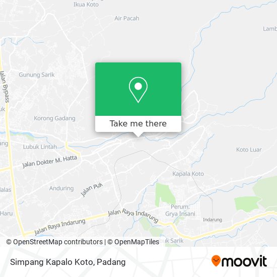 Simpang Kapalo Koto map