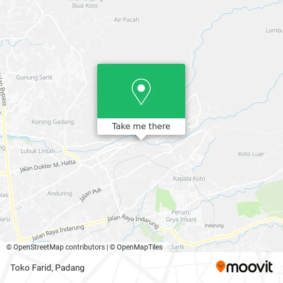 Toko Farid map