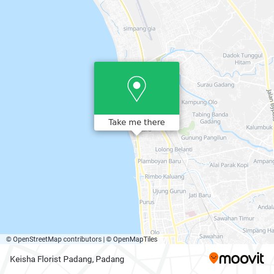 Keisha Florist Padang map