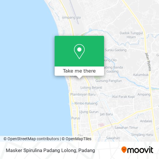 Masker Spirulina Padang Lolong map