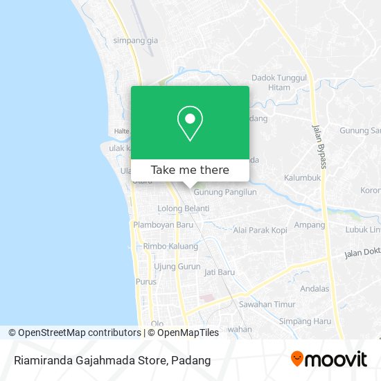 Riamiranda Gajahmada Store map