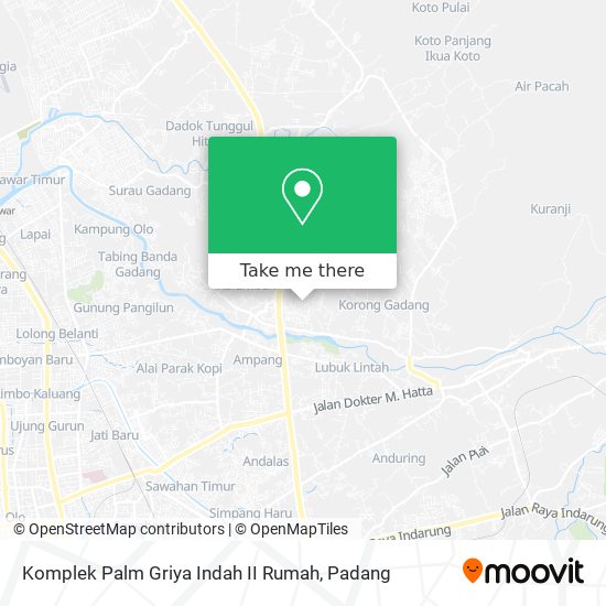 Komplek Palm Griya Indah II Rumah map