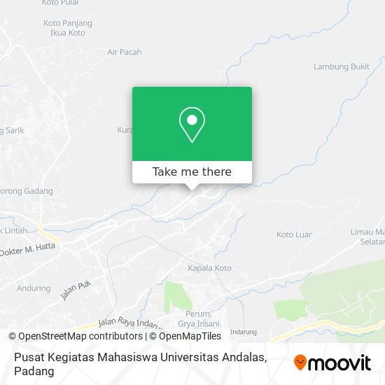 Pusat Kegiatas Mahasiswa Universitas Andalas map