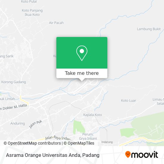 Asrama Orange Universitas Anda map