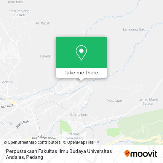 Perpustakaan Fakultas Ilmu Budaya Universitas Andalas map