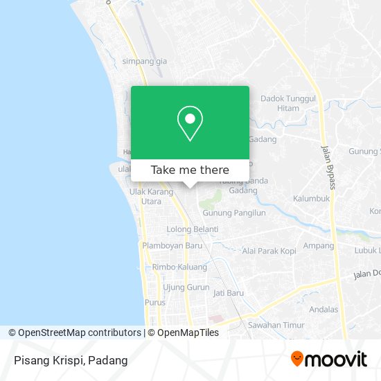 Pisang Krispi map