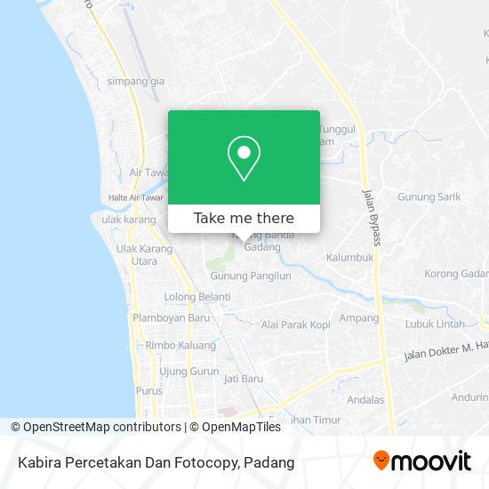 Kabira Percetakan Dan Fotocopy map