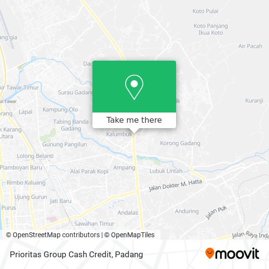 Prioritas Group Cash Credit map