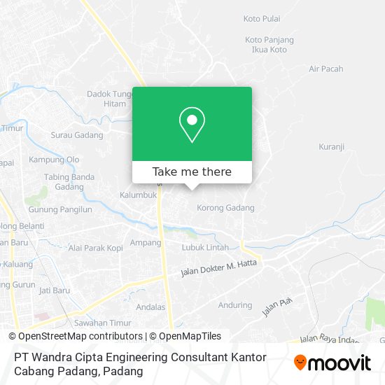 PT Wandra Cipta Engineering Consultant Kantor Cabang Padang map
