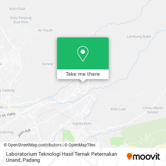 Laboratorium Teknologi Hasil Ternak Peternakan Unand map