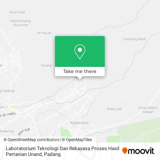 Laboratorium Teknologi Dan Rekayasa Proses Hasil Pertanian Unand map