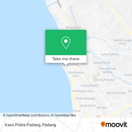 Kaos Polos Padang map