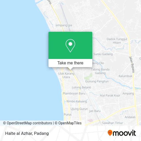 Halte al Azhar map