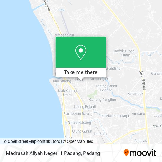 Madrasah Aliyah Negeri 1 Padang map
