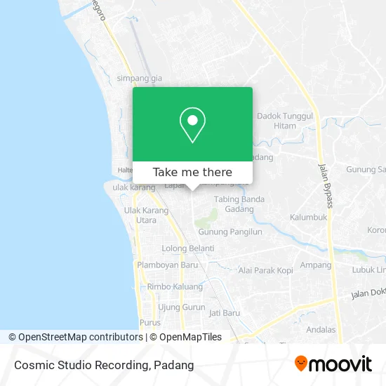 Cosmic Studio Recording map