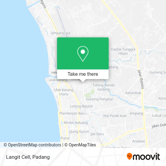Langit Cell map