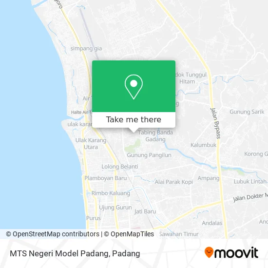 MTS Negeri Model Padang map