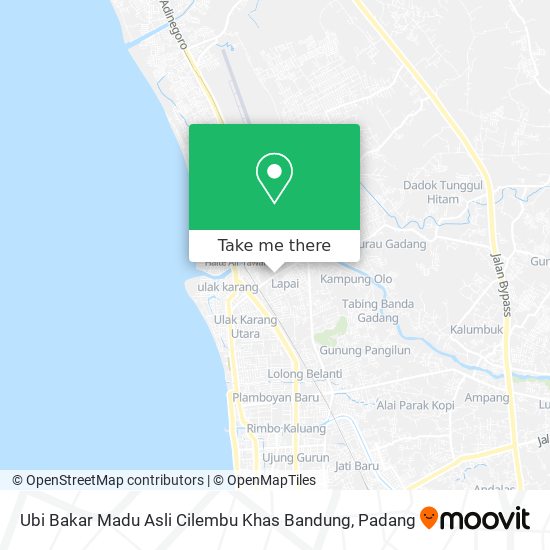 Ubi Bakar Madu Asli Cilembu Khas Bandung map