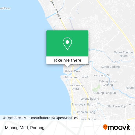 Minang Mart map