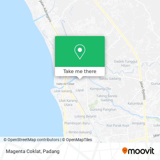 Magenta Coklat map