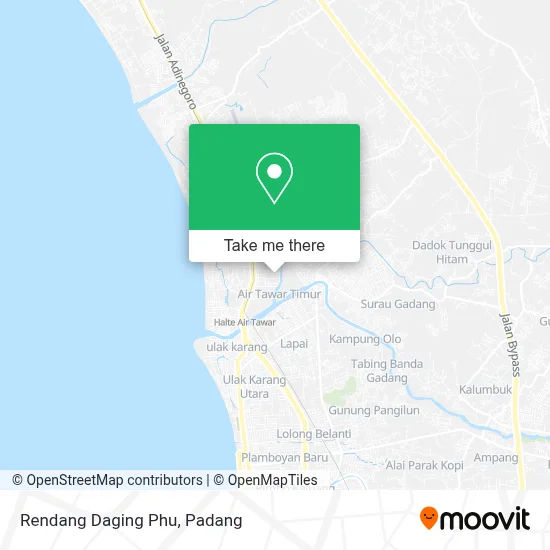 Rendang Daging Phu map