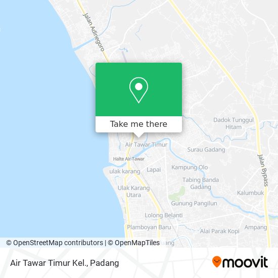 Air Tawar Timur Kel. map
