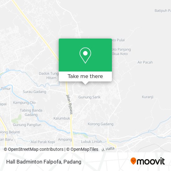 Hall Badminton Falpofa map