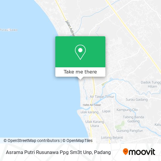 Asrama Putri Rusunawa Ppg Sm3t Unp map