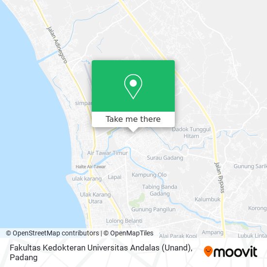 Fakultas Kedokteran Universitas Andalas (Unand) map