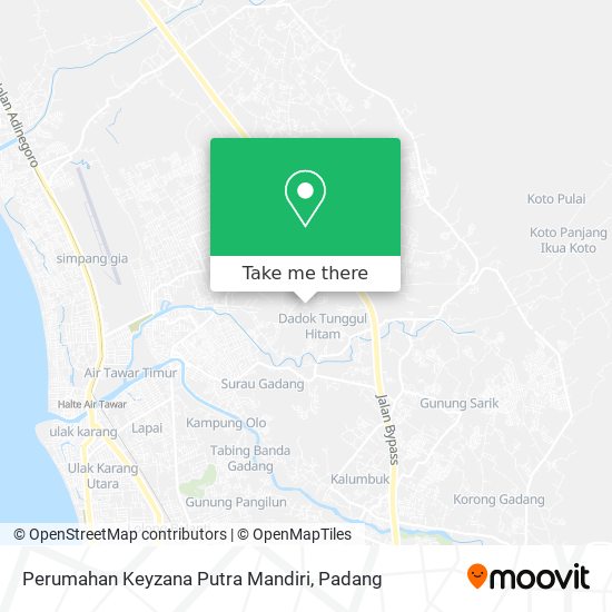 Perumahan Keyzana Putra Mandiri map
